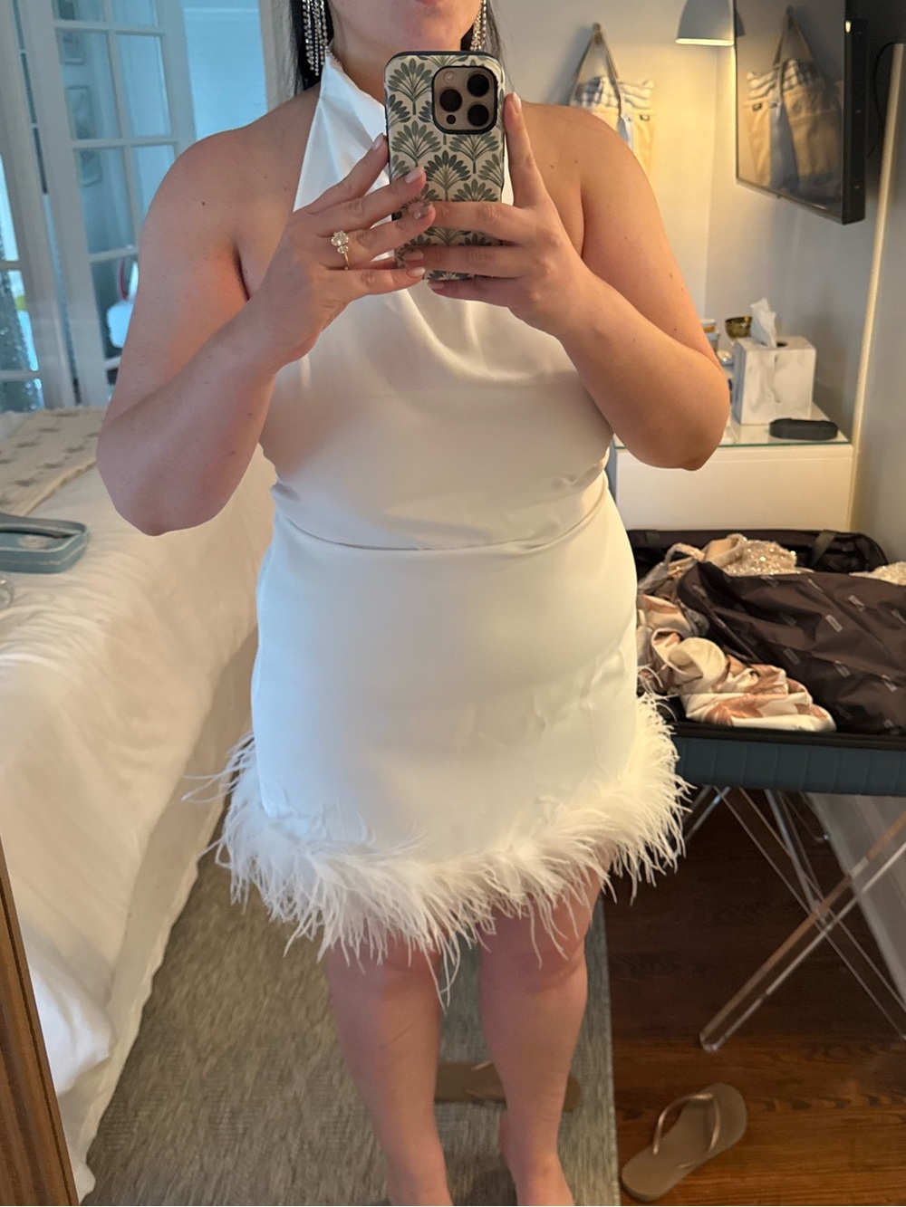 Amanda Uprichard Lunaria Dress Ivory